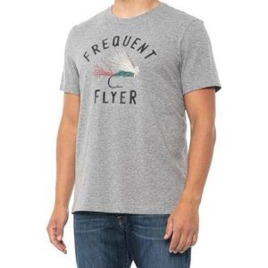 Life is Good Shirt frequent flyer fishing shirt size small